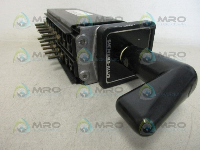 SIEMENS 14-139-168-503 CONTROL SWITCH *USED*