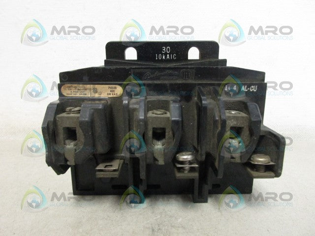 PUSHMATIC P4330 CIRCUIT BREAKER *USED*