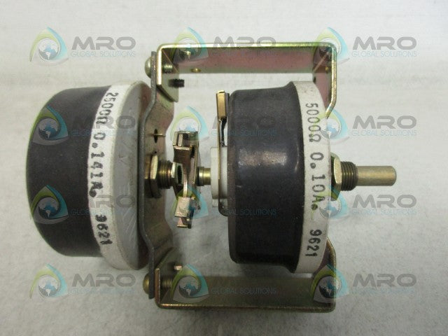 OHMITE J-5000/2500-F2-T POTENTIOMETER *USED*