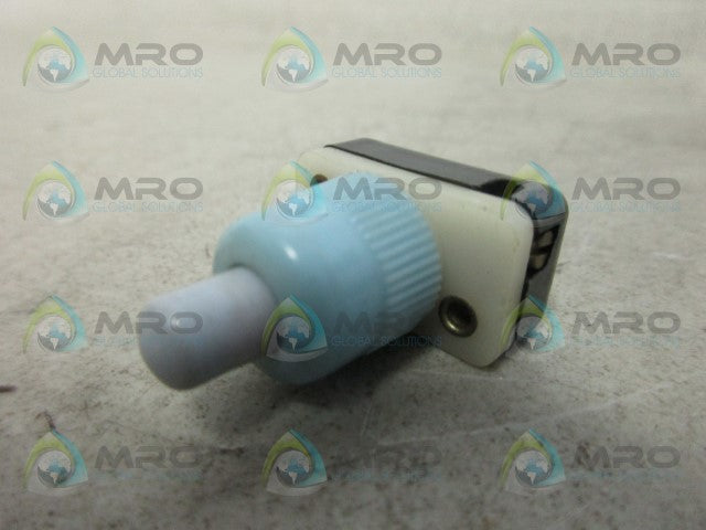 INDUSTRIAL MRO 1A250V PUSHBUTTON (BLUE) *USED*