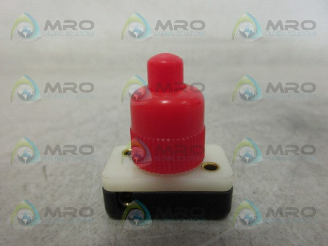 INDUSTRIAL MRO 1A250V PUSHBUTTON (RED) *USED*