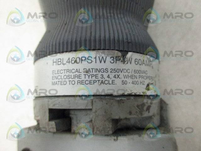 HUBBELL HBL460PS1W RECEPTACLE *USED*
