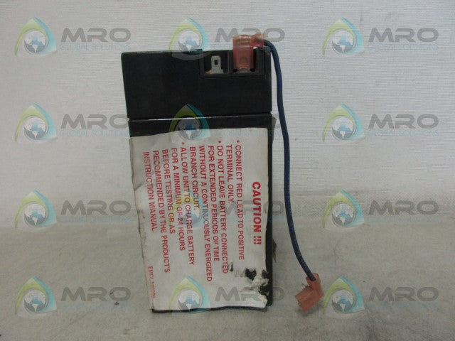 LITHONIA BP13-6 BATTERY *USED*