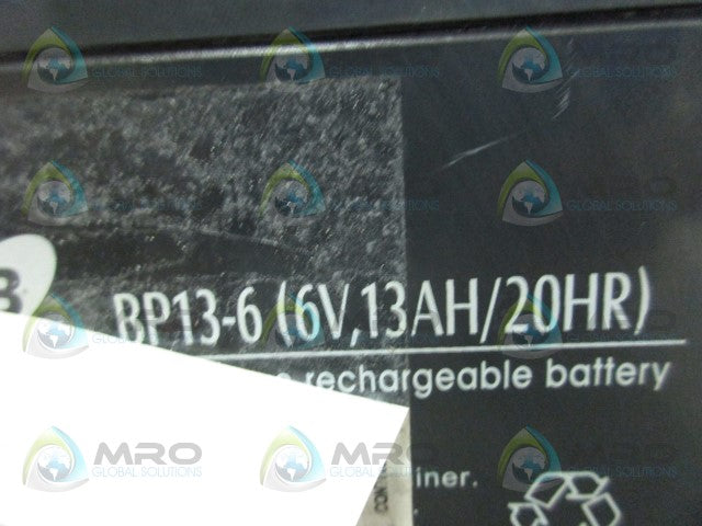 LITHONIA BP13-6 BATTERY *USED*