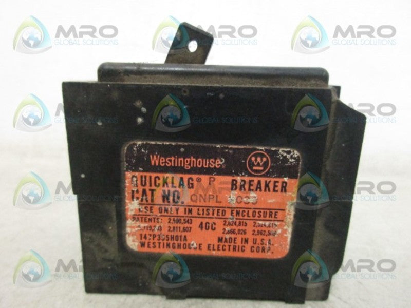 WESTINGHOUSE QNPL2030 CIRCUIT BREAKER *USED*