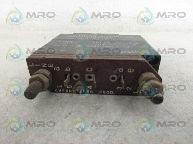 HEINEMANN 278C845CF-10 CIRCUIT BREAKER *USED*