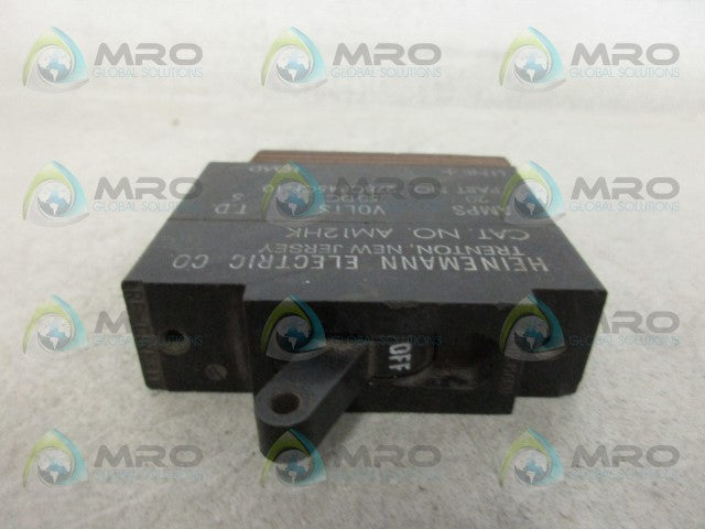 HEINEMANN 278C845CF-10 CIRCUIT BREAKER *USED*