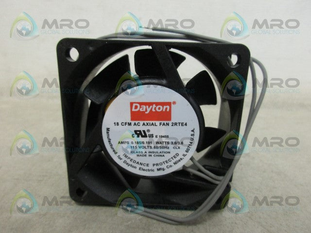 DAYTON 2RTE4 FAN *NEW NO BOX*