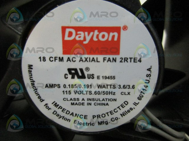DAYTON 2RTE4 FAN *NEW NO BOX*