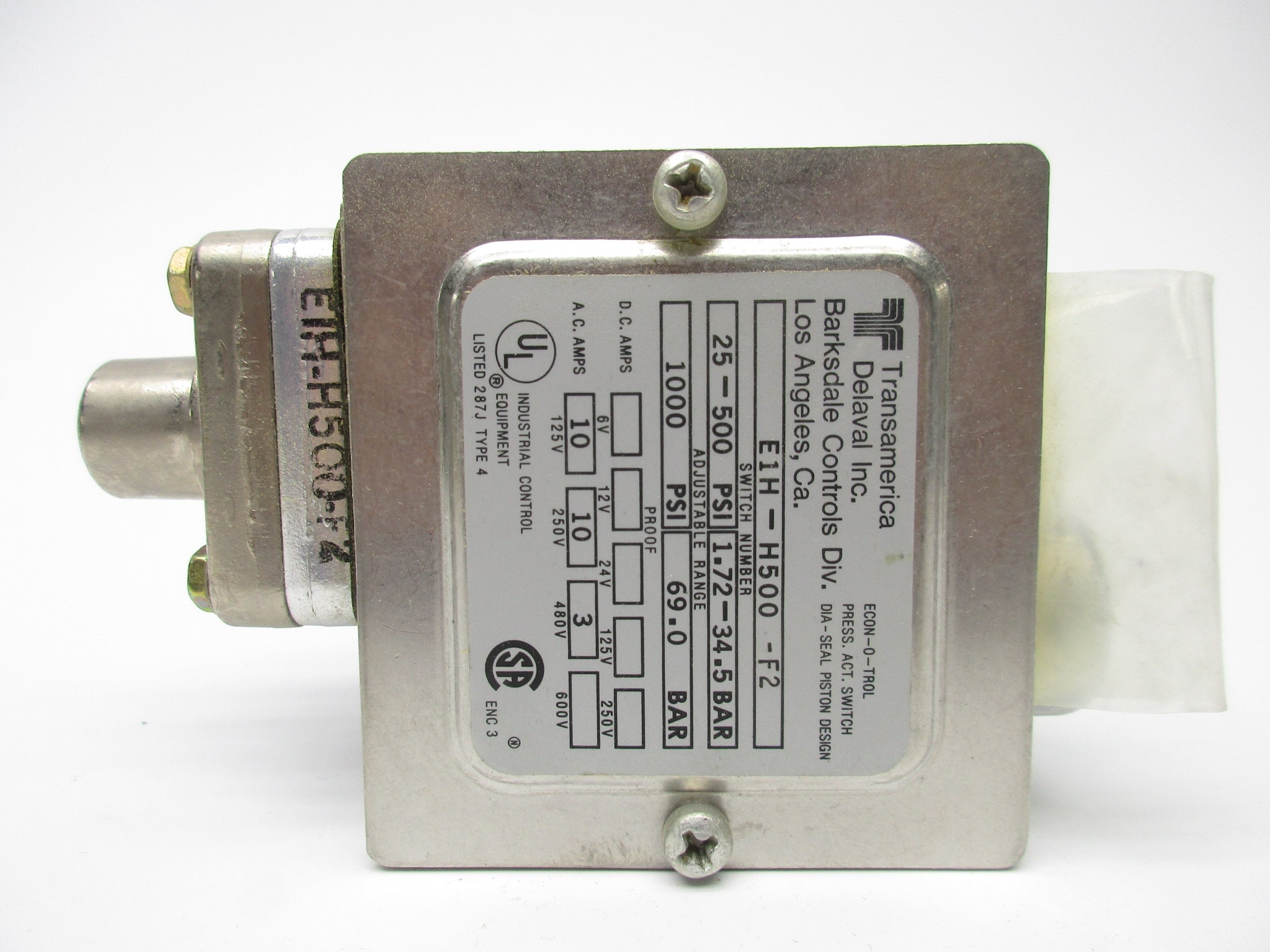 BARKSDALE E1H-H500-F2 NSNP