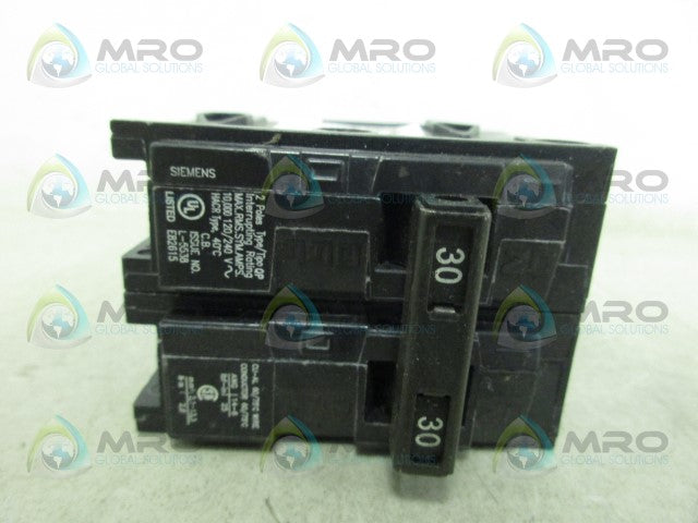 SIEMENS QP230 CIRCUIT BREAKER *USED*