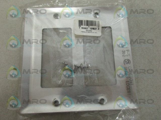 PASS & SEYMOUR SS262 WALL PLATE *NEW IN FACTORY BAG*