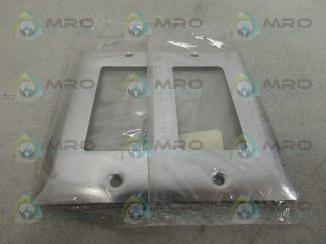 PASS & SEYMOUR SS262 WALL PLATE *NEW IN FACTORY BAG*
