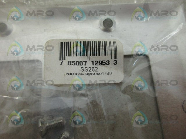 PASS & SEYMOUR SS262 WALL PLATE *NEW IN FACTORY BAG*