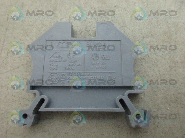 INDUSTRIAL MRO EURO 4 CONTACT BLOCK *NEW NO BOX*