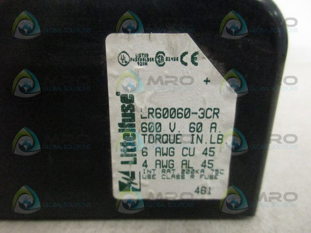 LITTELFUSE LR60060-3CR FUSEHOLDER *NEW NO BOX*