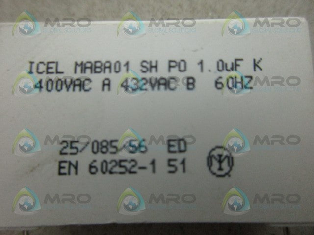 ICEL 60252-1 CAPACITOR *NEW NO BOX*