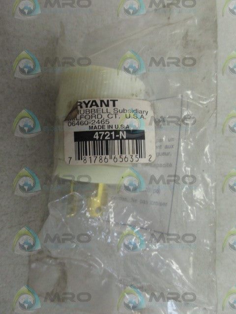 BRYANT 4721-N PLUG *NEW IN FACTORY BAG*
