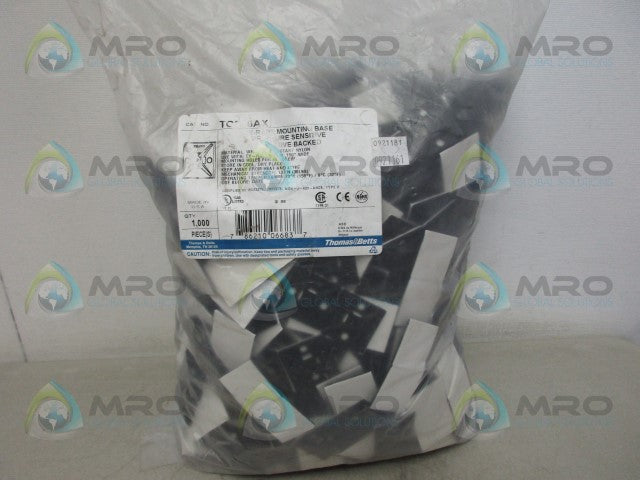 THOMAS & BETTS TC345AX MOUNTING BASE (PKG OF 1000) *NEW IN FACTORY BAG*