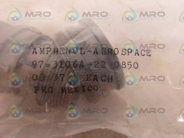 AMPHENOL 97-3106A-22 CONNECTOR *USED*