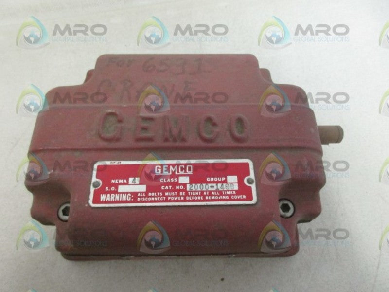 GEMCO 2000-149B LIMIT SWITCH *USED*