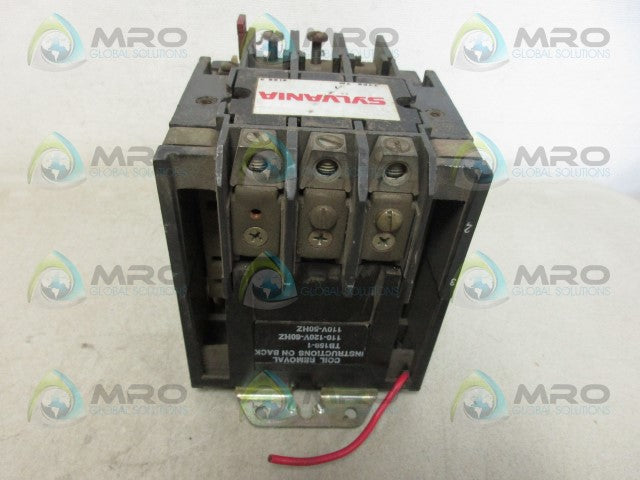 SYLVANIA T13U032 CONTACTOR *USED*