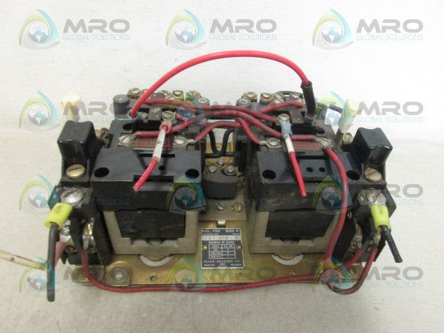 ALLEN BRADLEY 705-AOD SER. K REVERSING STARTER *USED*