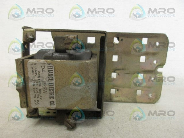 RELIANCE ELECTRIC D4-RRRW CONTROL RELAY *USED*