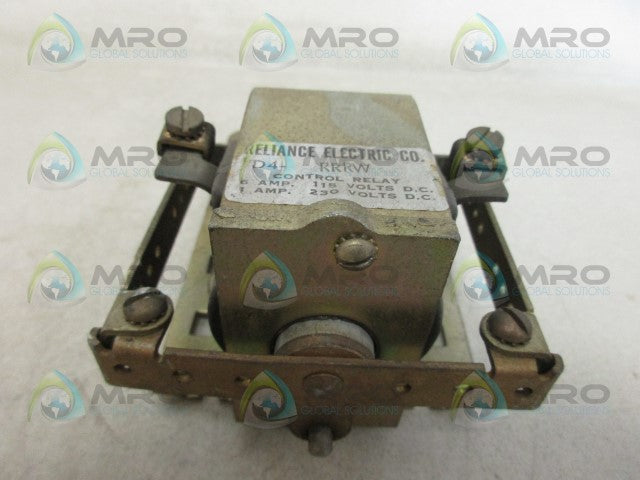 RELIANCE ELECTRIC D4-RRRW CONTROL RELAY *USED*