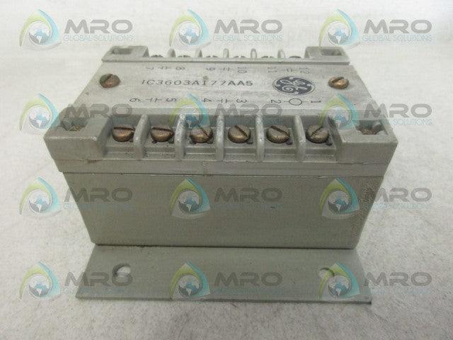 GENERAL ELECTRIC IC3603A177AA5 RELAY  *USED*