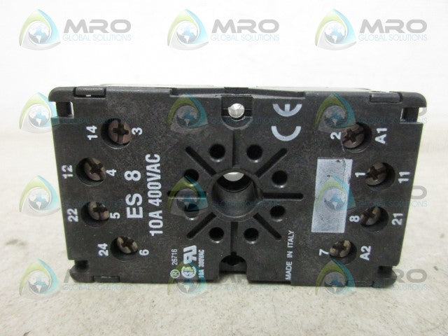CUSTOM CONNECTOR ES8 RELAY SOCKET *NEW NO BOX*