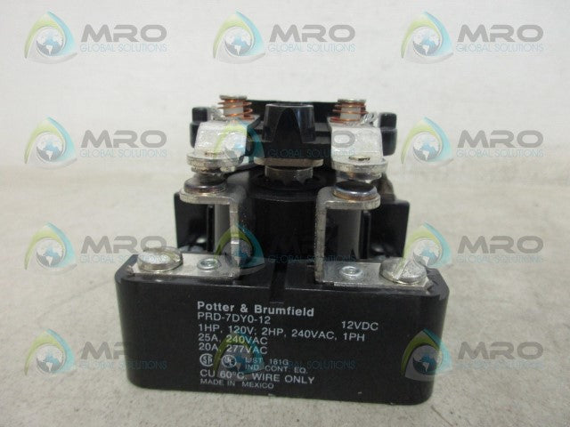 POTTER & BRUMFIELD PRD-7DY0-12 RELAY *NEW NO BOX*