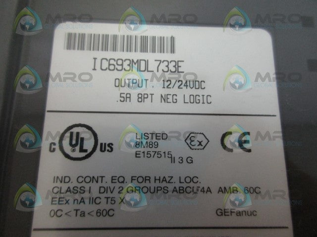 GENERAL ELECTRIC FANUC IC693MDL733E OUTPUT MODULE *NEW IN ORIGINAL PACKAGE*