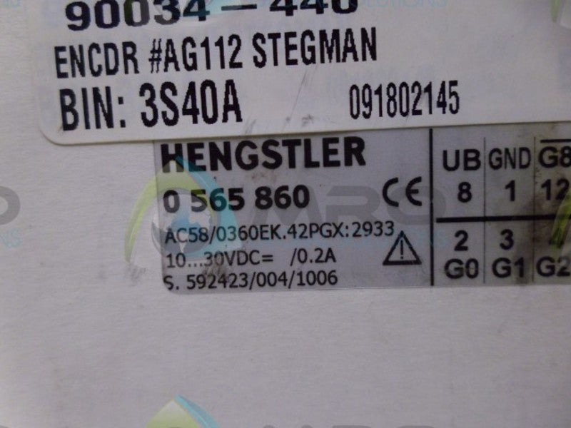HENGSTLER AC58/0360EK.45PGX:2933 *NEW IN BOX*