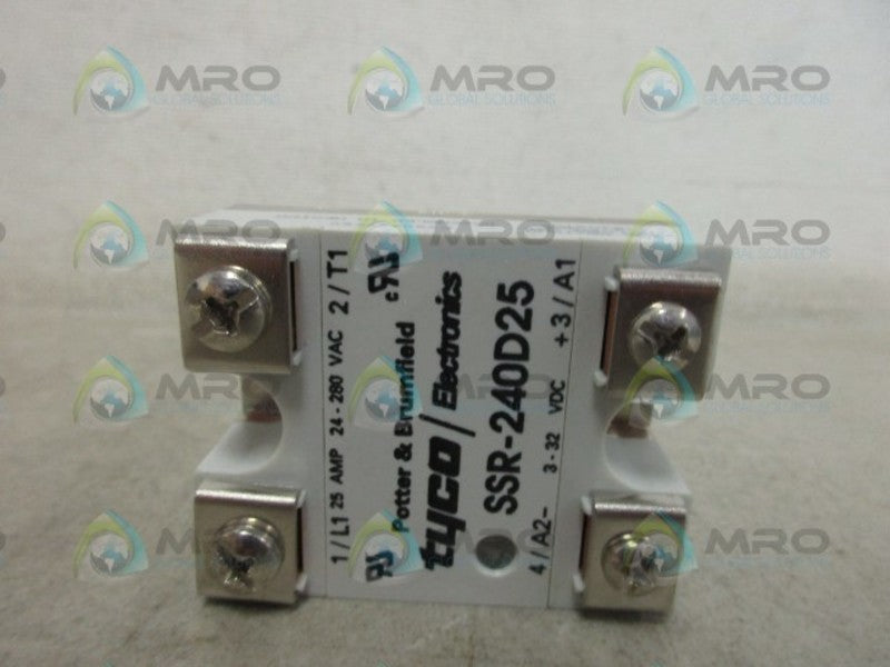 POTTER & BRUMFIELD SSR-240D25 SOLID STATE RELAY *NEW IN BOX*