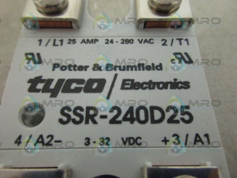 POTTER & BRUMFIELD SSR-240D25 SOLID STATE RELAY *NEW IN BOX*