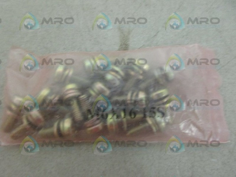 INDUSTRIAL MRO M6X1615S SCREWS *NEW IN FACTORY BAG*
