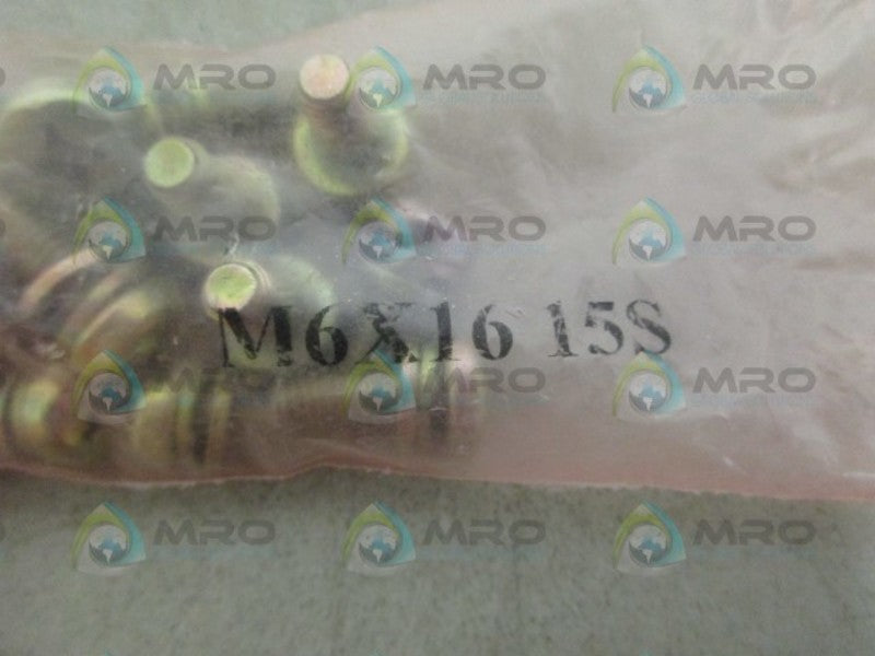 INDUSTRIAL MRO M6X1615S SCREWS *NEW IN FACTORY BAG*