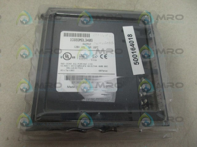 GENERAL ELECTRIC FANUC IC693MDL340G OUTPUT MODULE *NEW IN ORIGINAL PACKAGE*