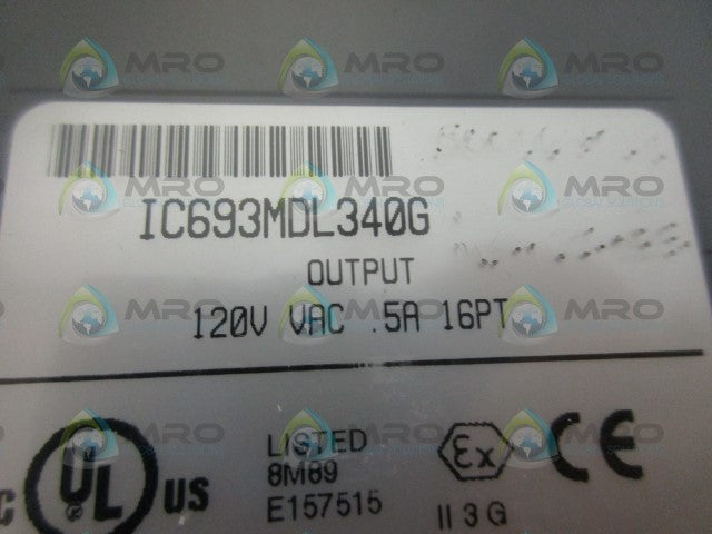 GENERAL ELECTRIC FANUC IC693MDL340G OUTPUT MODULE *NEW IN ORIGINAL PACKAGE*