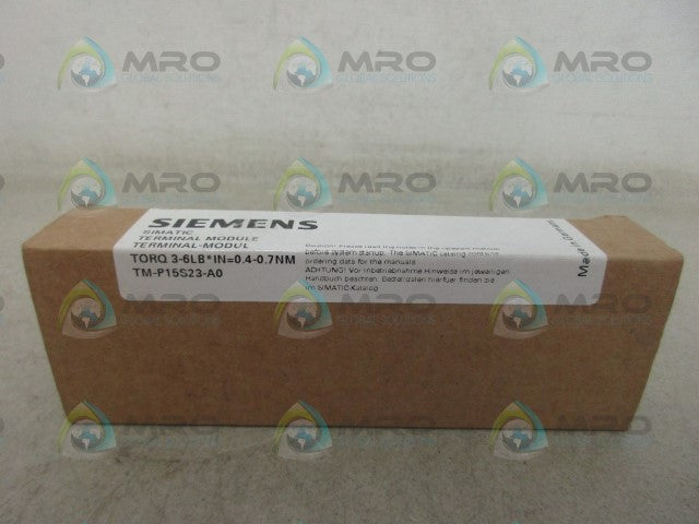SIEMENS 6ES7193-4CD20-0AA0 TERMINAL MODULE *FACTORY SEALED*