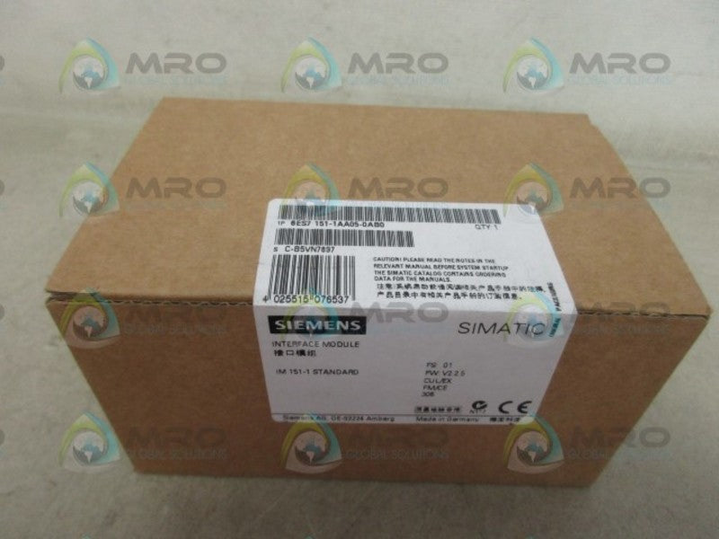 SIEMENS SIMATIC S7 6ES7151-1AA05-0AB0 INTERFACE MODULE * FACTORY SEALED *