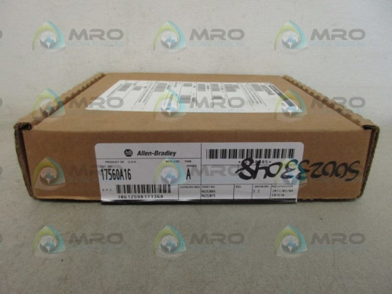 ALLEN BRADLEY 1756-OA16 SER. A F/W 3.2 DATE: 2011 *FACTORY SEALED*