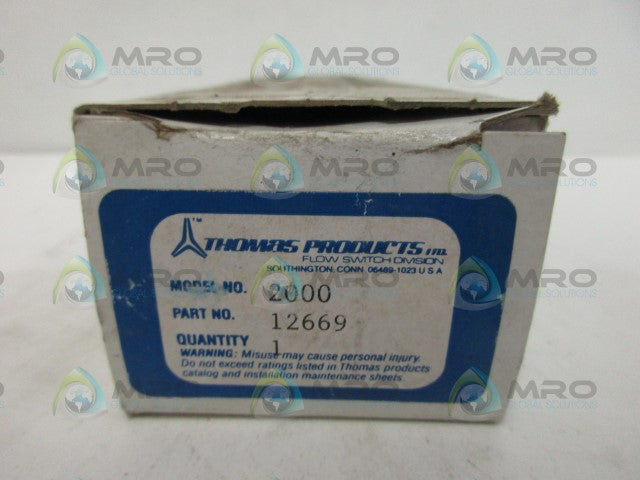 THOMAS PRODUCTS 12669 FLOW SWITCH *NEW IN BOX*