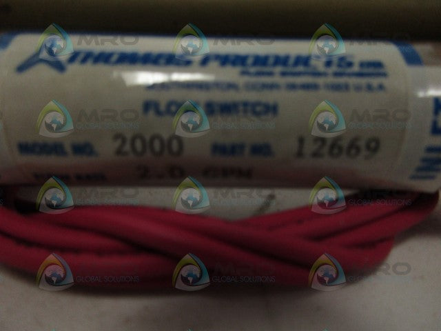 THOMAS PRODUCTS 12669 FLOW SWITCH *NEW IN BOX*