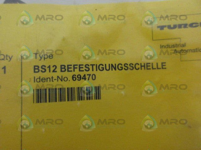 TURCK BS12BEFESTIGUNGSSCHELLE CONNECTOR *NEW IN FACTORY BAG*