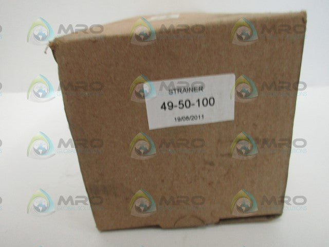 INDUSTRIAL MRO 49-50-100 STRAINER *NEW IN BOX*