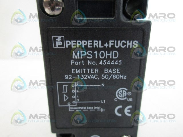 PEPPERL+FUCHS MPS10HD MPE4HD EMITTER BASE *NEW NO BOX*