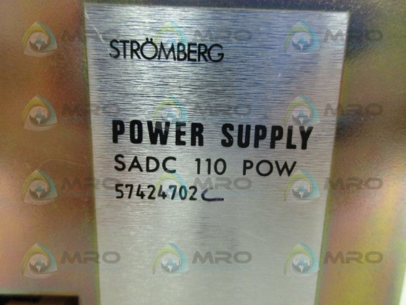 STROMBERG SADC110 POWER SUPPLY UNMP