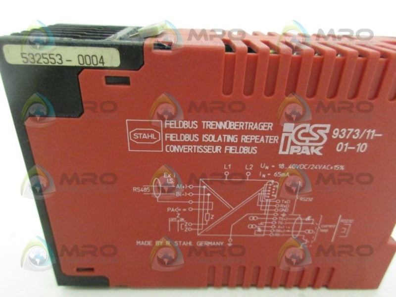 STAHL 9373/11-01-10 ISOLATOR NSNP